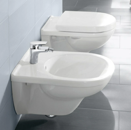 Биде подвесное Villeroy & Boch O'Novo 5460 0001 alpin Биде подвесное Villeroy & Boch O'Novo 5460 0001 alpin