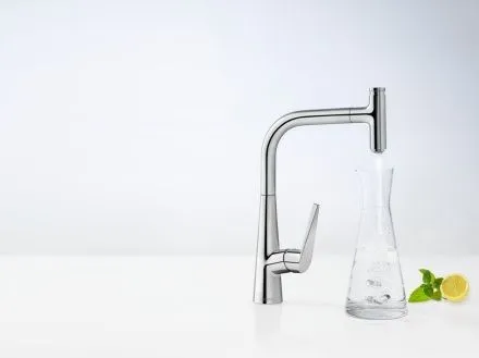 Смеситель Hansgrohe Talis Select S 300 72821000 для кухонной мойки, сталь
