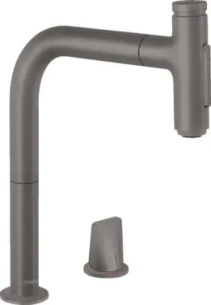 Смеситель Hansgrohe Metris Select M71 73818340 для кухни, черный хром