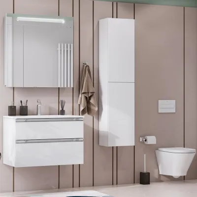 Шкаф-пенал Roca The Gap 35, универсальный, белый, 857554806