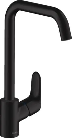 Смеситель Hansgrohe Focus Е2 31820670 для кухни, черный матовый