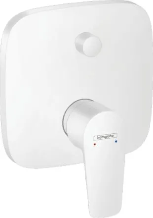 Смеситель Hansgrohe Talis E 71474700 для ванны, белый матовый