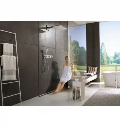 Смеситель для душа Hansgrohe RainSelect 15358000, 5 потребителей, термостатический, хром