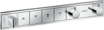 Смеситель для душа Hansgrohe RainSelect 15357000, 4 потребителя, термостатический, хром