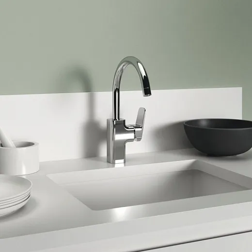 Смеситель для кухонной мойки Ideal Standard CERAPLAN BD334AA, технология Blue Start®