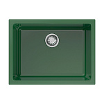 Кухонная мойка из керамики Omoikiri Okinoshima 61-U/I-RG Glossy Natceramic/royal green Кухонная мойка из керамики Omoikiri Okinoshima 61-U/I-RG Glossy Natceramic/royal green