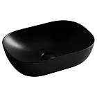 Раковина Ceramicanova Element накладная, 45.5 х 32.5 см, черный матовый, CN6009MB, сантехфарфор