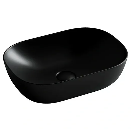 Раковина Ceramicanova Element накладная, 45.5 х 32.5 см, черный матовый, CN6009MB, сантехфарфор