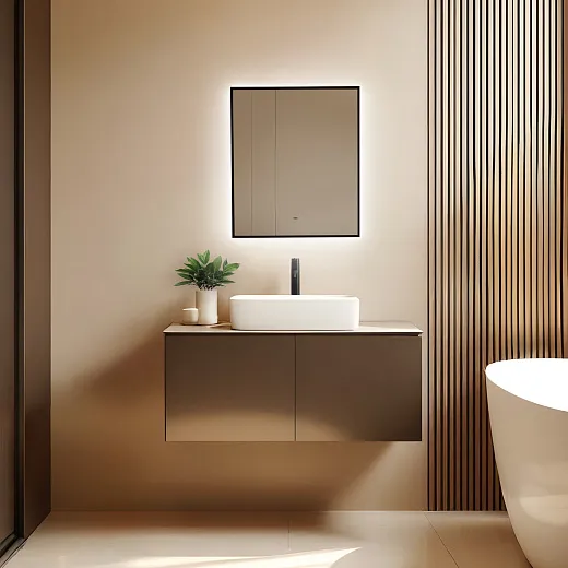 Зеркало Raval Альтера Black 60х70 бесконтакт, AltBl.02.600x700/W/RL