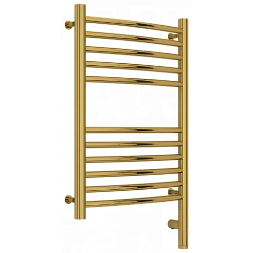 Полотенцесушитель электрический Сунержа Богема 3.0, высота 60 см, ширина 40 см, диммер слева/справа, цвет золото, 03-5802-6040/03-5803-6040