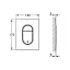 Кнопка для инсталляции Grohe Arena Cosmopolitan S 37 624 DC0, вертикальная, суперсталь