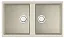 Кухонная мойка Omoikiri Kitagawa 83-2-U-WH Artceramic/белый