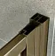 Душевой уголок Good Door Jazze CR-100-C-G, 100 х 100 х 185 см, стекло прозрачное, профиль золото, ДЖ00058