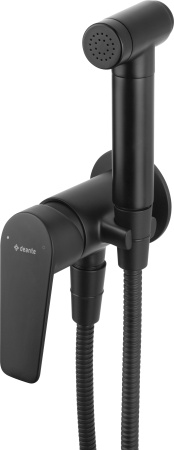 Смеситель для биде скрытого монтажа с гигиеническим душем Deante Jasmin BGJ_N34M черный матовый