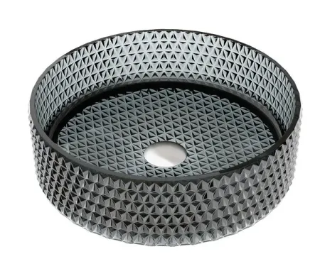 Раковина Ceramicanova Cristal CN6060, 36 см, стекло, цвет черный
