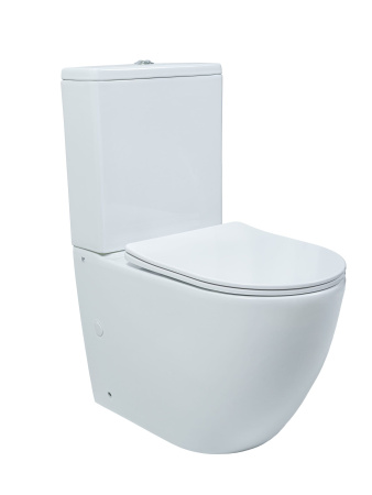Унитаз напольный UnicoPureza REDONDO 38x61,8 безободковый белый SoftClose Унитаз напольный UnicoPureza REDONDO 38x61,8 безободковый белый SoftClose