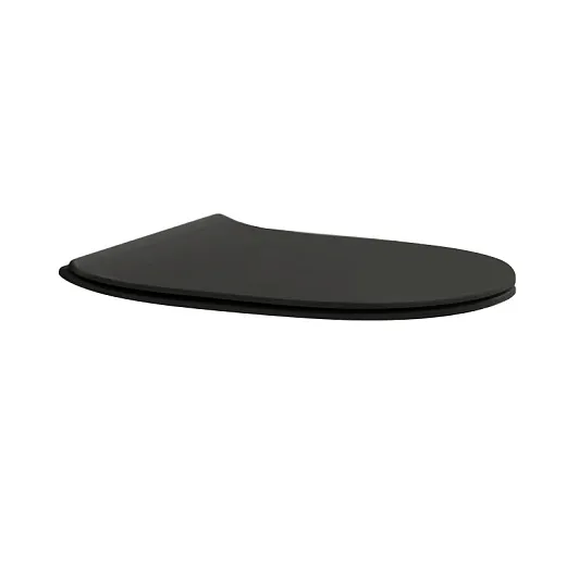 Унитаз подвесной Scarabeo Moon 5520CL49 36x50,5 безободковый черный матовый