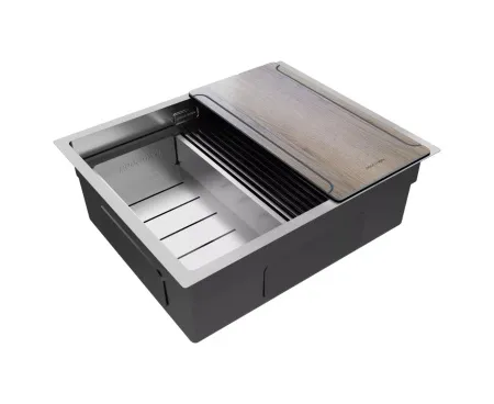 Кухонная мойка PAULMARK NEXT-MULTI SINK 54 UNI PM785445-BS (нержавеющая сталь)