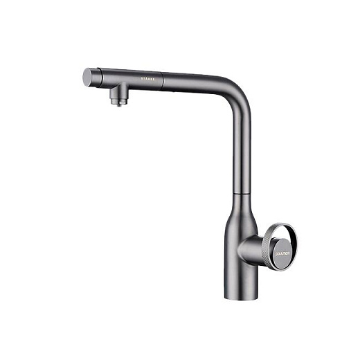 Смеситель PAULMARK URBAN Ur213104-B, (вороненая сталь/беретта)