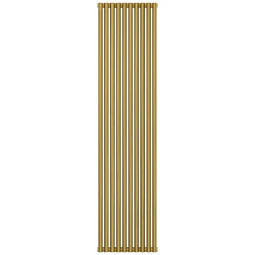 Радиатор трубчатый Сунержа Эстет-00, 10 секций, боковое подключение, цвет золото, 03-0332-1810