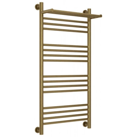 Полотенцесушитель водяной Сунержа Богема+, 1000x500, с полкой, цвет состаренная бронза, 05-0223-1050