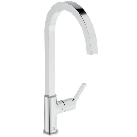 Смеситель для кухонной мойки Ideal Standard GUSTO BD411AA  с высоким трубчатым квадратным изливом R-типа