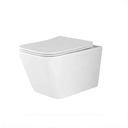 Инсталляция Vitra Rapid, с безободковым унитазом Ceramicanova Metric Rimless, сиденье микролифт, сантехфарфор, клавиша смыва, 742-5800-01/CN3007/740-0480