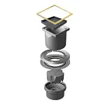 Точечный трап Pestan Confluo Standard Vertical Ceramic Gold, 13000168