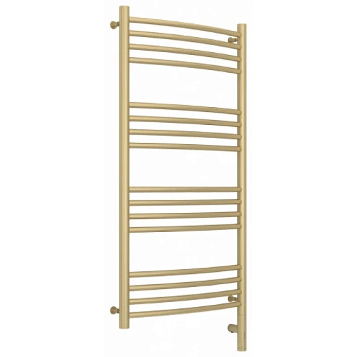 Полотенцесушитель электрический Сунержа Богема 3.0, высота 100 см, ширина 50 см, диммер слева/справа, цвет матовая шампань, 022-5802-1050/022-5803-1050