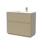 Тумба под раковину Sancos Folk Floor FL100FLCP/FL100FRCP, 100 см, напольная, чаша левая/правая, капучино