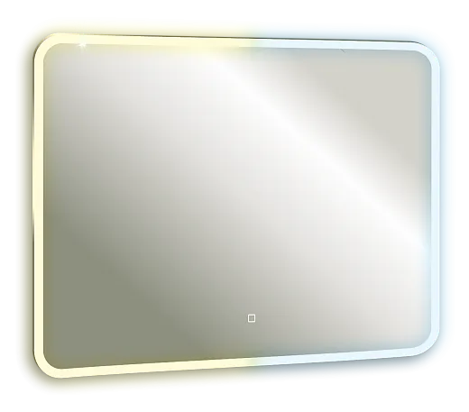 Зеркало Raval Призма 100х80 сенсор 3-6К, Prz.02.1000x800.3-6K/W/RL