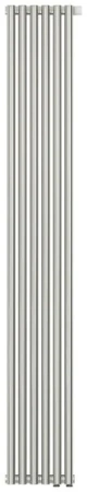 Радиатор стальной трубчатый Сунержа Эстет-00 EU50, ширина 30 см, высота 180 см, 6 секций, нижнее подключение левое EU50/правое EU50, хром, 00-0322-1806