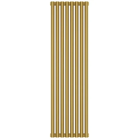 Радиатор трубчатый Сунержа Эстет-11, 8 секций, боковое подключение, цвет золото, 03-0302-1208