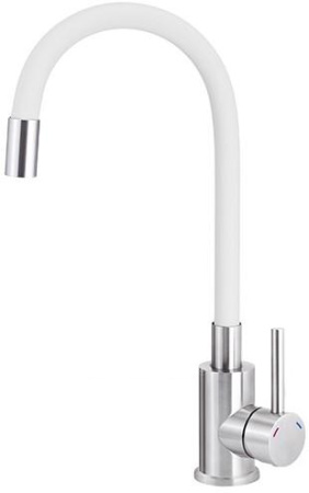 Смеситель для мойки Deante NEO LUNO BOC_W720 белый/хром Смеситель для мойки Deante NEO LUNO BOC_W720 белый/хром