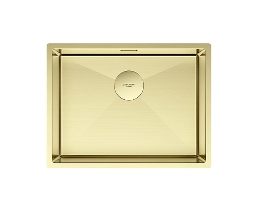 Кухонная мойка Paulmark Next 58 Uni PM215844-LG светлое золото
