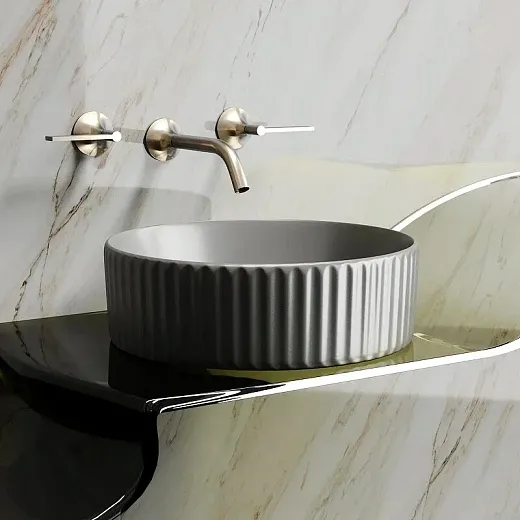 Умывальник Ceramicanova Element CN6057MH 36см сантехфарфор антрацит матовый, CN6057MH