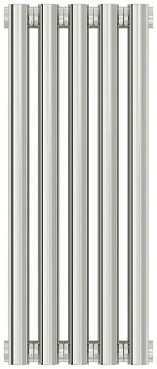 Радиатор стальной трубчатый Сунержа Эстет-11, ширина 25 см, высота 50 см, 5 секций, боковое подключение, хром, 00-0302-5005