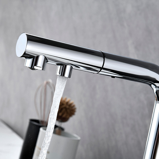 Смеситель PAULMARK SERPENTINE Se213222-CR, (хром)