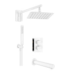 Душевая система скрытого монтажа Deante Bianco BIANCO-3T с термостатом, белый