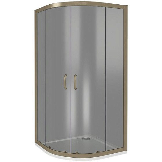 Душевой уголок Good Door Jazze R-120-B-BR, 120 х 80 х 185 см, стекло тонированное бронза, бронза, ДЖ00038