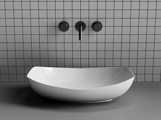 Умывальник Ceramicanova Element CN5016 56х40х15.5см накладной овальный без перелива, CN5016