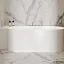 Ванна Salini Perla 1049202MF/1049203MF, 180 х 90 см, из искусственного камня S-Stone, с донным клапаном, левая/правая, цвет белый матовый, покраска по RAL полностью