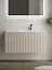 Тумба под раковину Sancos Snob R 100 см подвесная, правая, Beige Soft, SNR100RCE