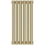 Радиатор отопления Сунержа Эстет-00, ширина 27 см, высота 50 см, 6 секций, боковое подключение, цвет матовая шампань, 022-0332-5006 Радиатор отопления Сунержа Эстет-00, ширина 27 см, высота 50 см, 6 секций, боковое подключение, цвет матовая шампань, 022-0332-5006