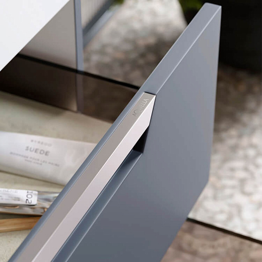 Подвесная тумба Aqwella Cube 70см под умывальник серая матовая CUB0107GR матовый