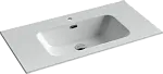 Раковина Ceramicanova Element CN7002 91 x 46.5 x 18 см, накладная, прямоугольная, с переливом, сантехфарфор