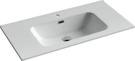 Раковина Ceramicanova Element CN7002 91 x 46.5 x 18 см, накладная, прямоугольная, с переливом, сантехфарфор