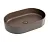 Раковина Ceramicanova Element CN6048MDB, 60 см, сантехфарфор, цвет темно-коричневый матовый