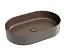 Раковина Ceramicanova Element CN6048MDB, 60 см, сантехфарфор, цвет темно-коричневый матовый