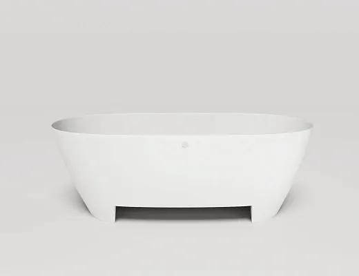 Ванна Salini Sofia Light 103711GF, 164 х 76 см, из искусственного камня S-Sense, цвет белый, покраска по RAL полностью